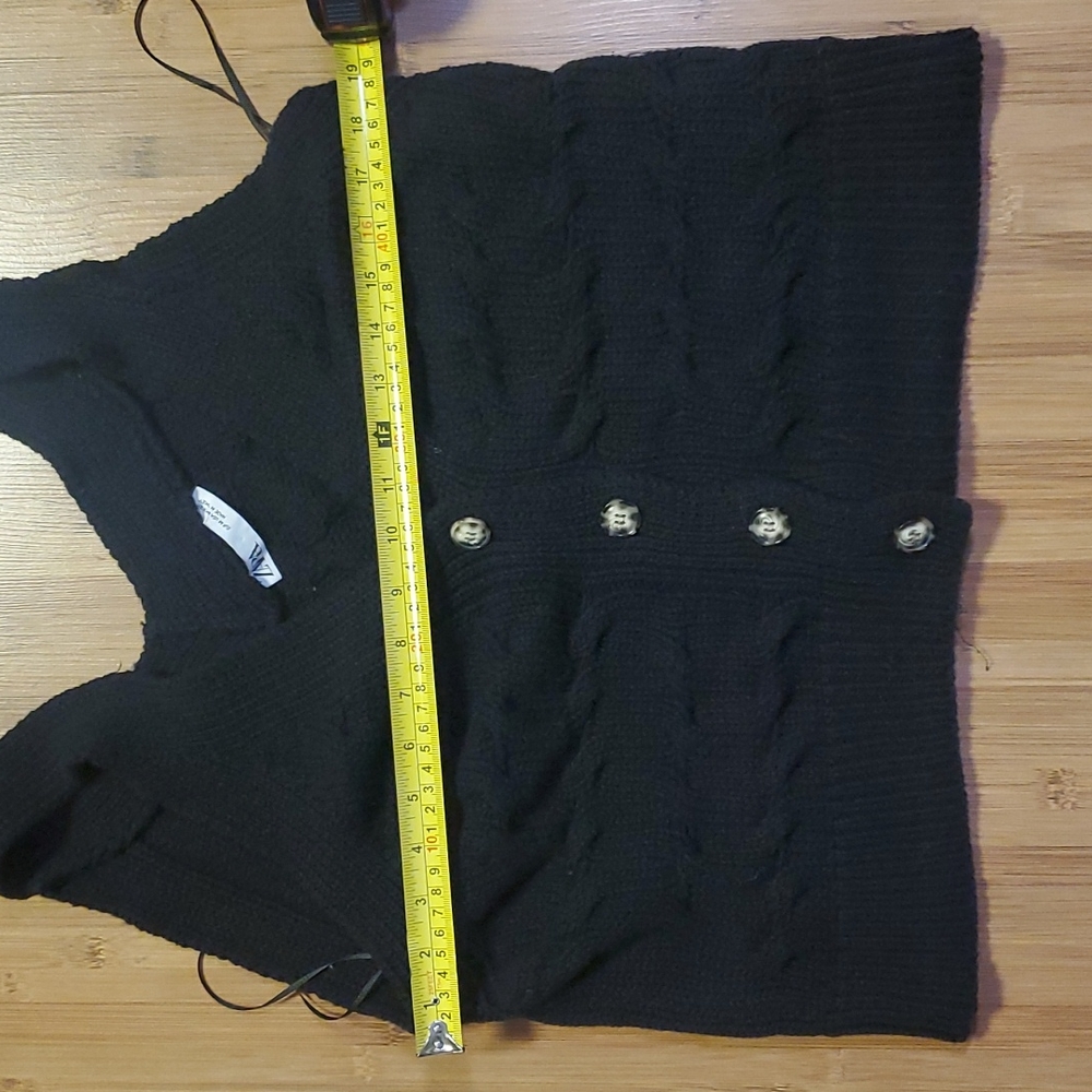 zara sweater vest sz med - Picture 5 of 5